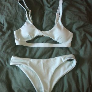 ZAFUL Ribbed Cut Out Bikini